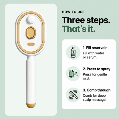 HydroHair™ Spray Brush