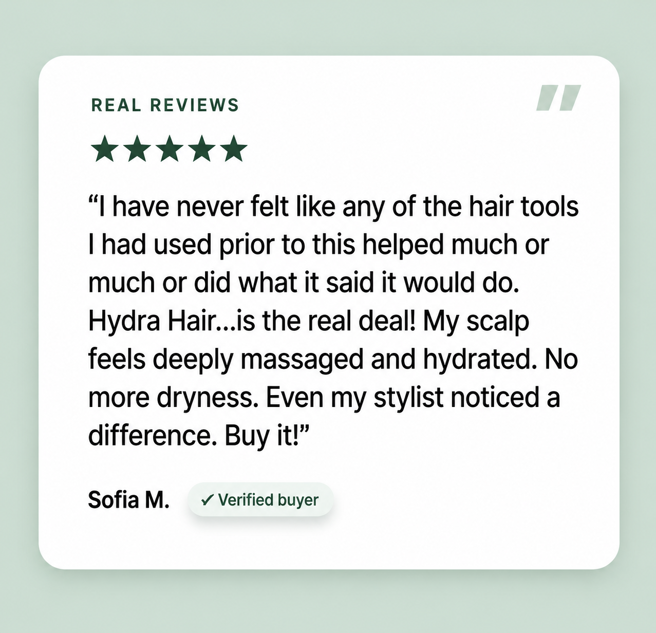 HydroHair™ Spray Brush