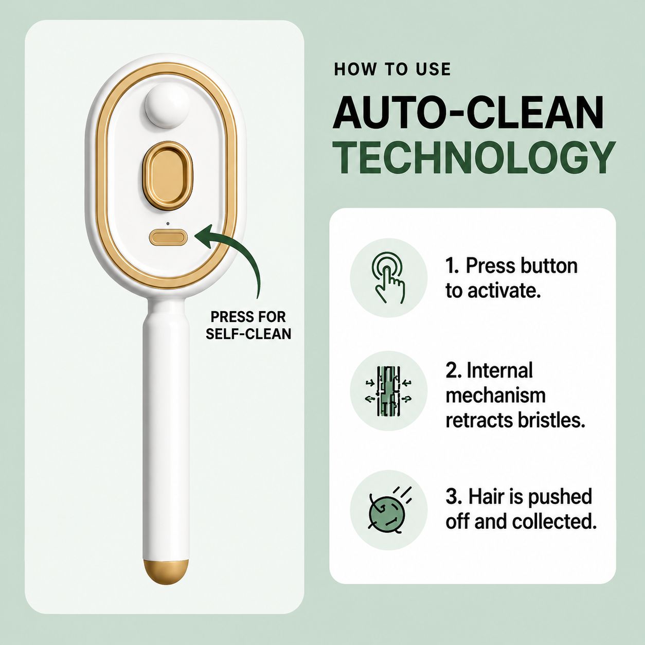 HydroHair™ Spray Brush
